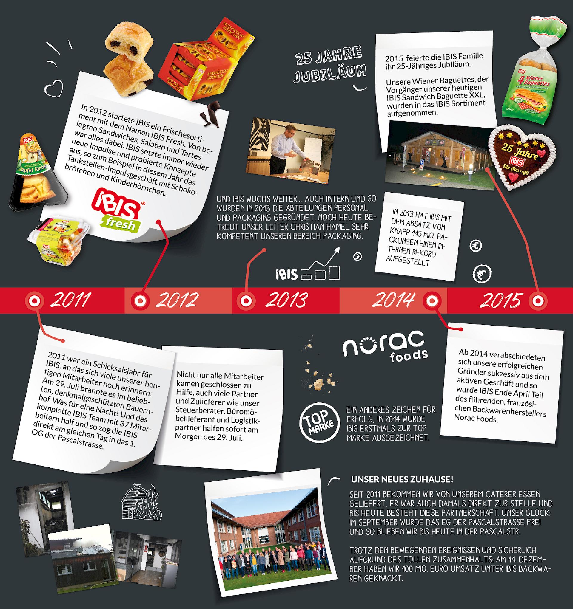 Timeline of IBIS company history