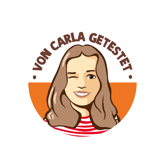 Drawn seal of a young girl: Tested by Carla