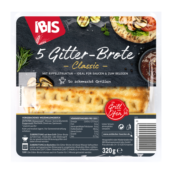 IBIS Gitter-Brote