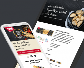 Web presence for IBIS Backwaren by Schwarzdesign